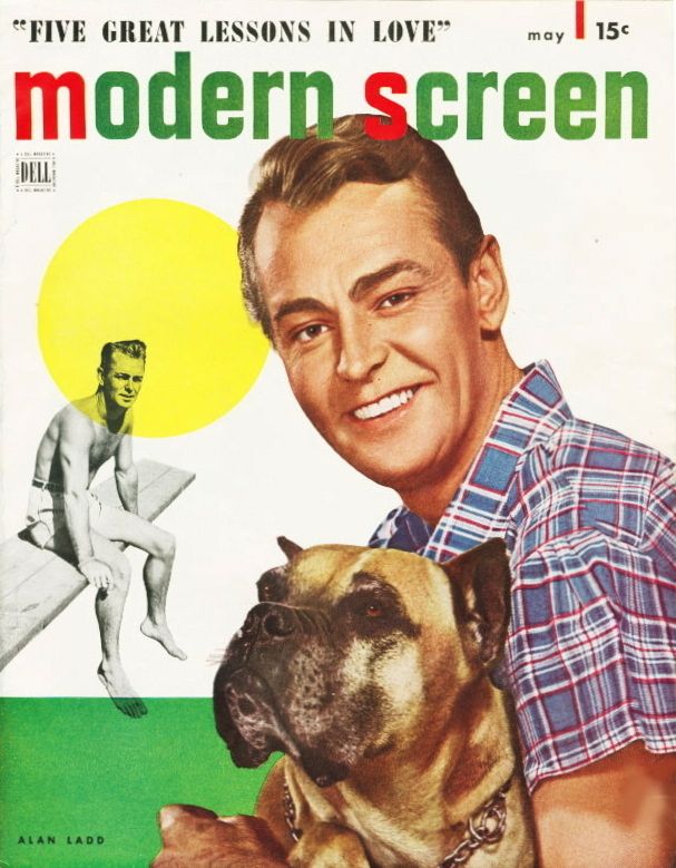 MODERN SCREEN magazine cover Issue 222 May 1949